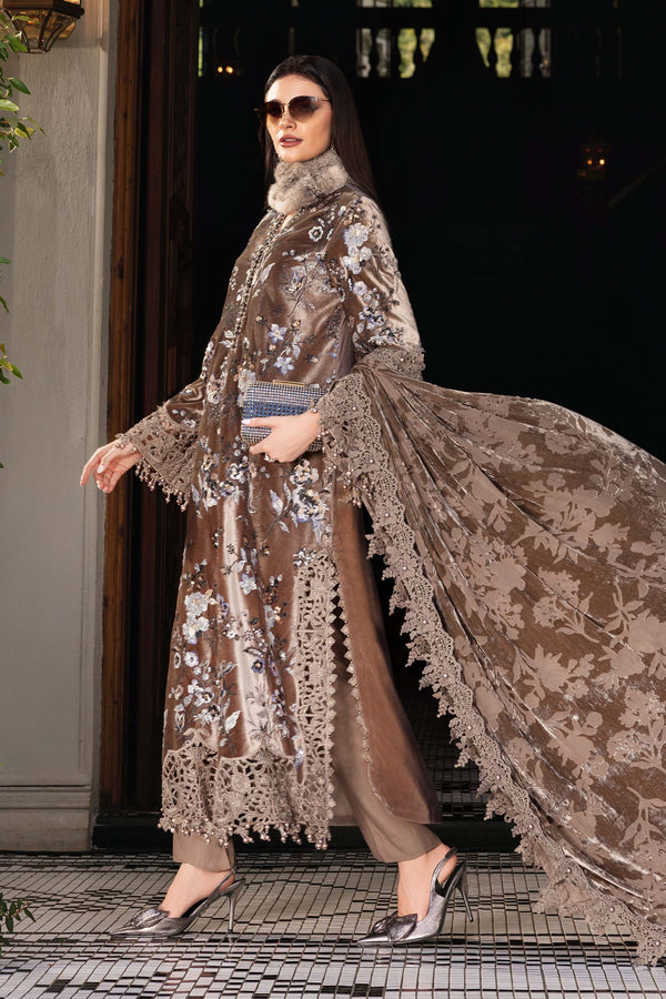 Maria B | Winter Luxe 25 | WL-1303 by Maria B - Designer Dress - Type : Ladies Clothes - Available at Libayah - 100% Original 