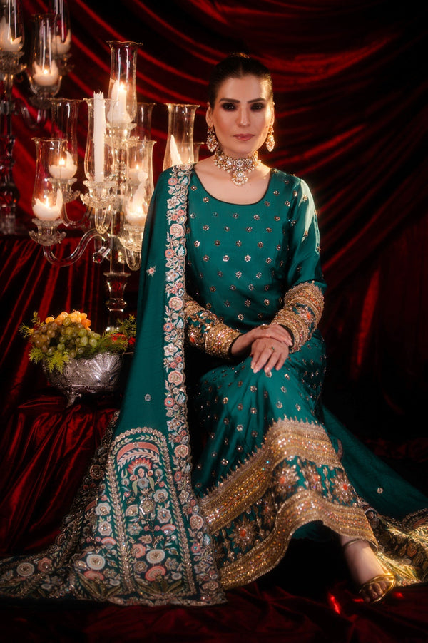 Sable Vogue | Laal Bagh Bridal Collection |SLB-1555 by Sable Vogue - Designer Dress  - Type : Ladies Clothes - Available at Libayah - 100% Original 