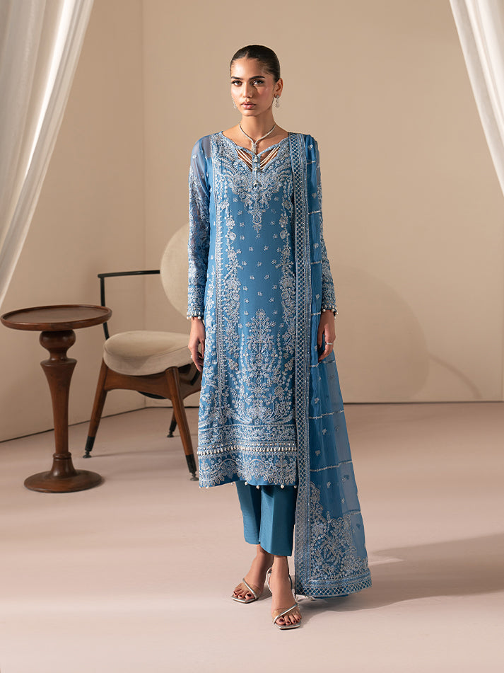 Gulaal | Ayla Luxury Chiffon | Sera by Gulaal - Designer Dress  - Type : Ladies Clothes - Available at Libayah - 100% Original 