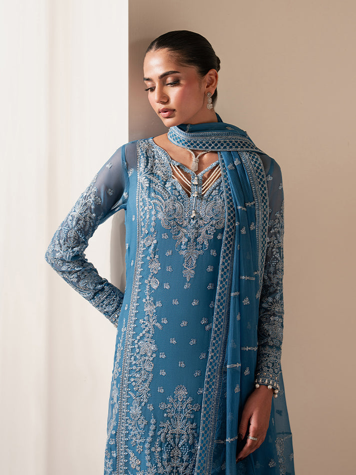 Gulaal | Ayla Luxury Chiffon | Sera by Gulaal - Designer Dress  - Type : Ladies Clothes - Available at Libayah - 100% Original 
