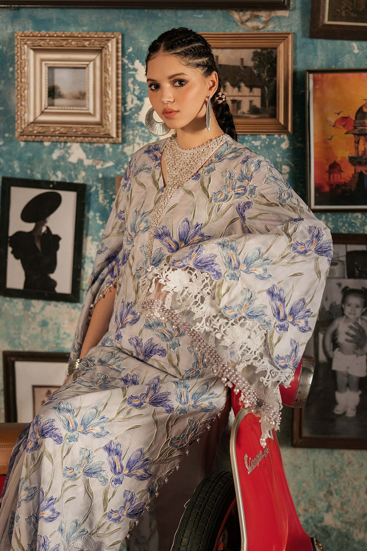 Maria B | M Prints Winter Fall 2026 | MPT-3104-A by Maria B - Designer Dress  - Type : Ladies Clothes - Available at Libayah - 100% Original 