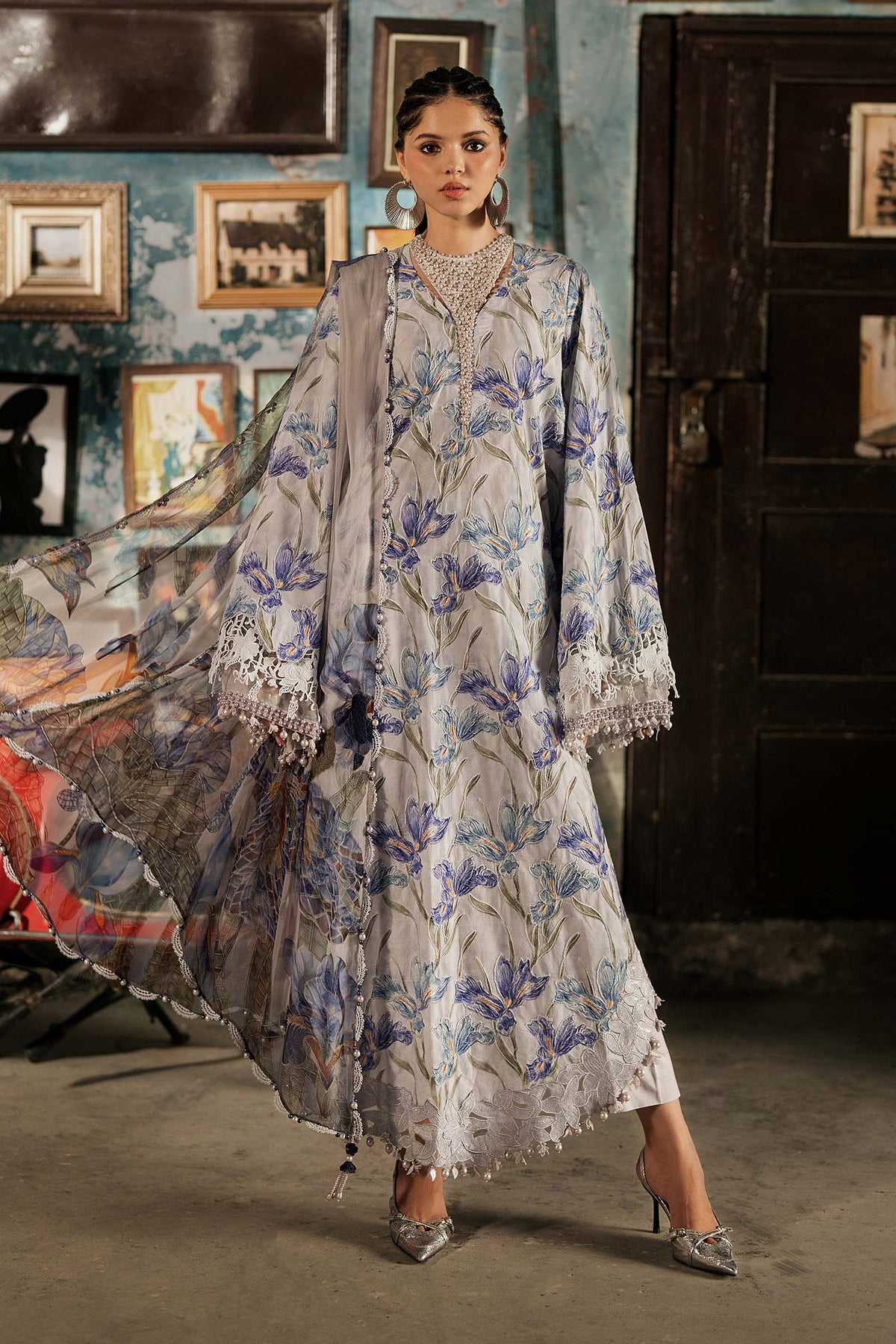 Maria B | M Prints Winter Fall 2026 | MPT-3104-A by Maria B - Designer Dress  - Type : Ladies Clothes - Available at Libayah - 100% Original 