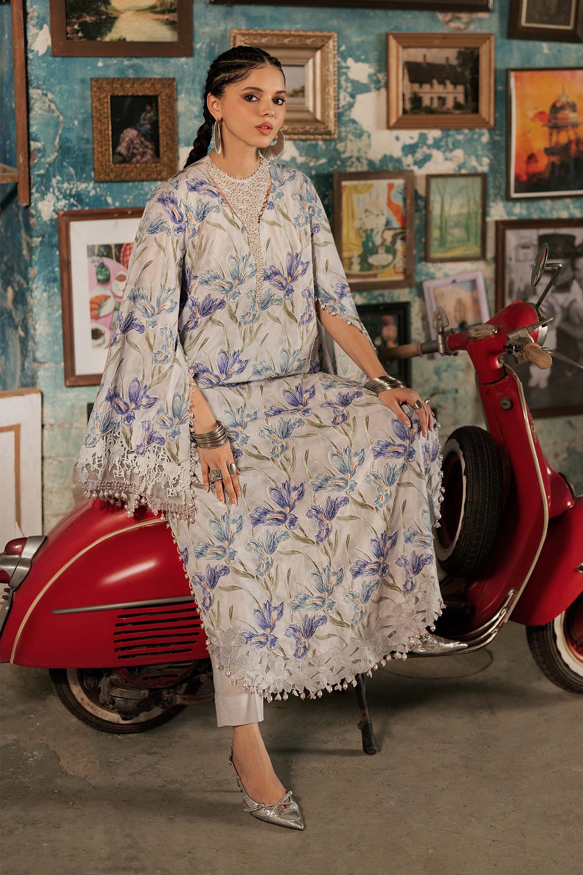 Maria B | M Prints Winter Fall 2026 | MPT-3104-A by Maria B - Designer Dress  - Type : Ladies Clothes - Available at Libayah - 100% Original 
