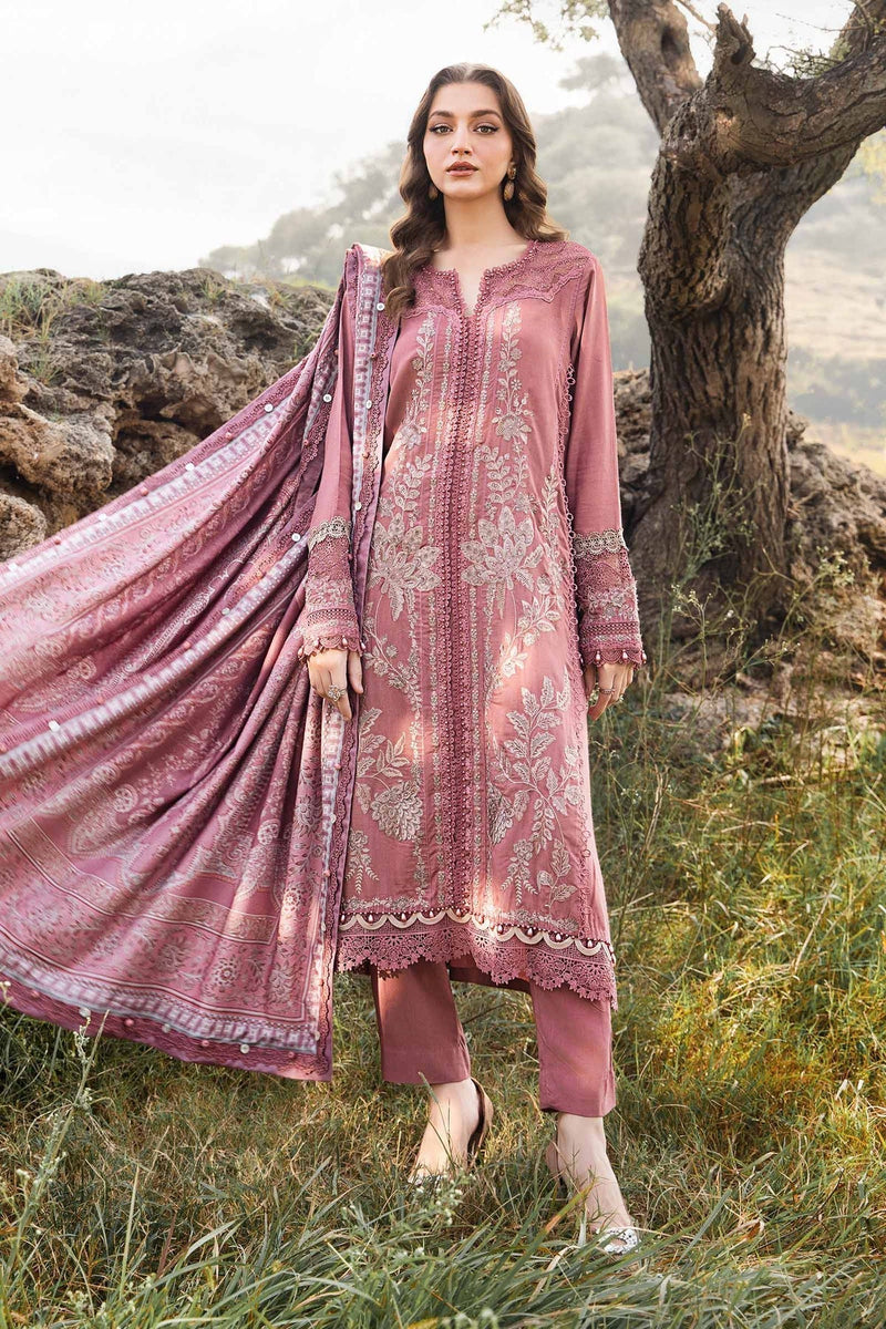 Maria B | M Prints Winter 24 | MPT-2404-A by Maria B - Designer Dress  - Type : Ladies Clothes - Available at Libayah - 100% Original 