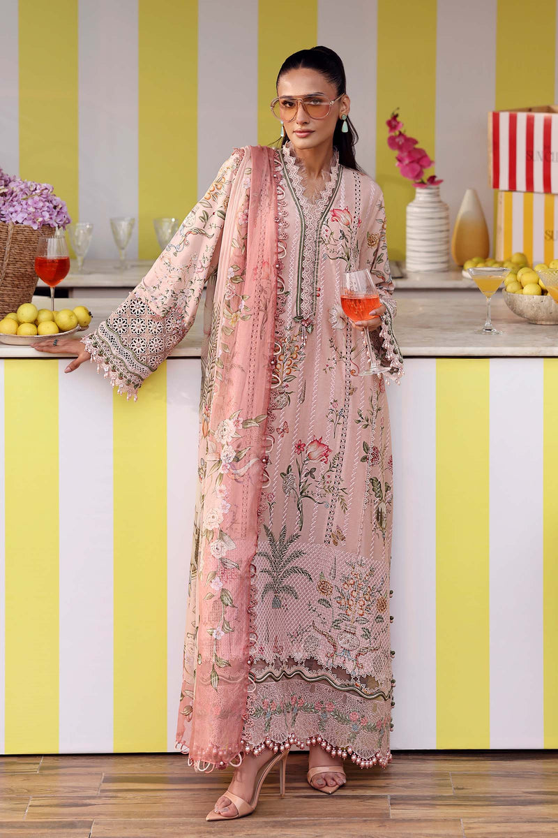 Maria B | M Prints 26 | MPT-3004-A by Maria B - Designer Dress  - Type : Ladies Clothes - Available at Libayah - 100% Original 