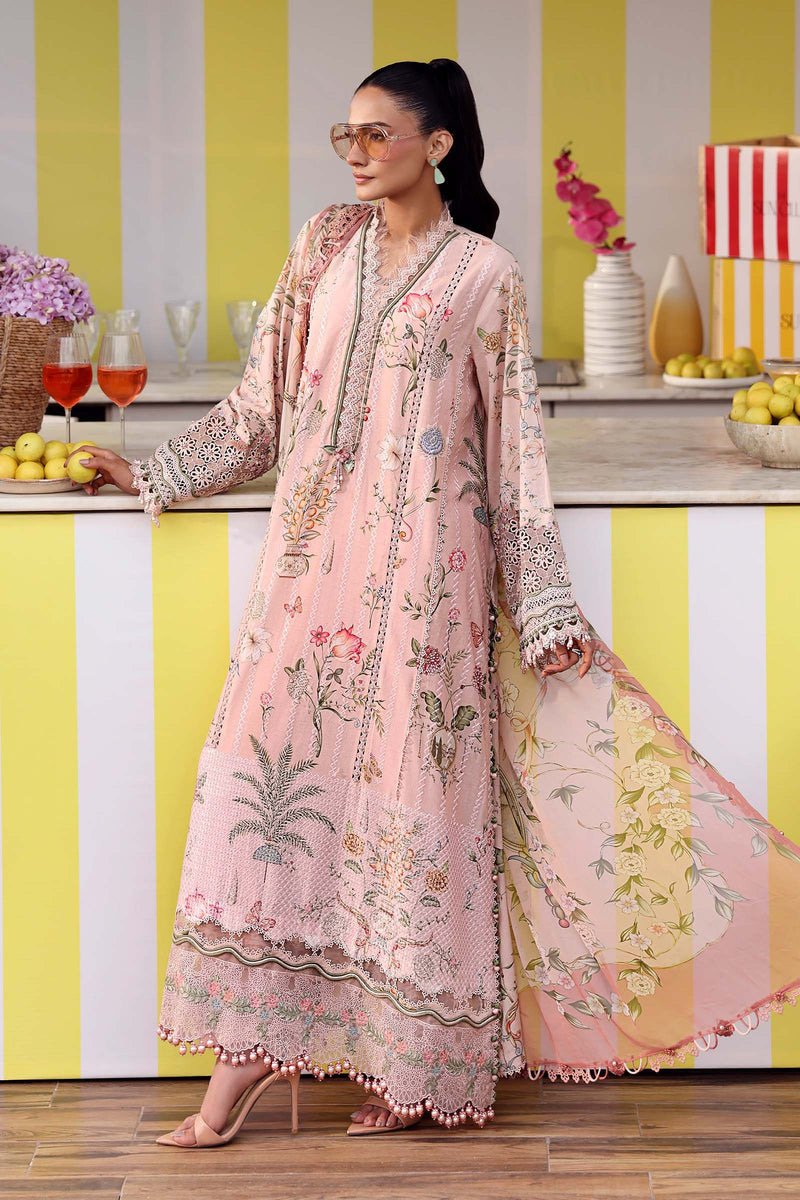 Maria B | M Prints 26 | MPT-3004-A by Maria B - Designer Dress  - Type : Ladies Clothes - Available at Libayah - 100% Original 