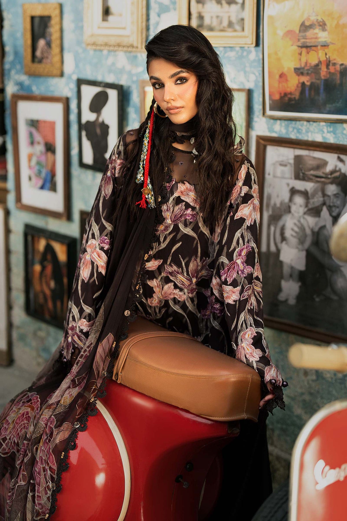 Maria B | M Prints Winter Fall 2026 | MPT-3104-B by Maria B - Designer Dress  - Type : Ladies Clothes - Available at Libayah - 100% Original 