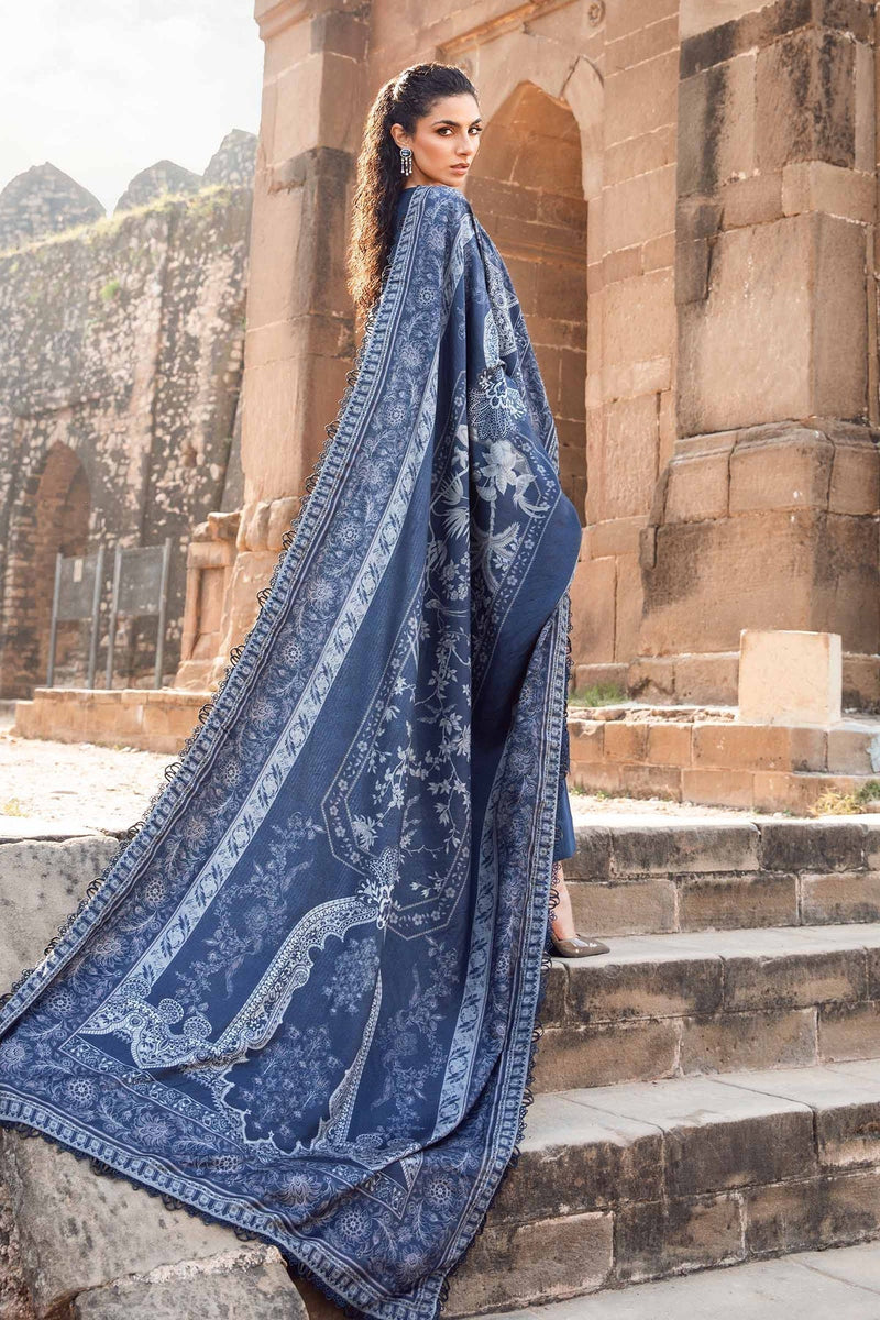 Maria B | M Prints Winter 24 | MPT-2404-B by Maria B - Designer Dress  - Type : Ladies Clothes - Available at Libayah - 100% Original 