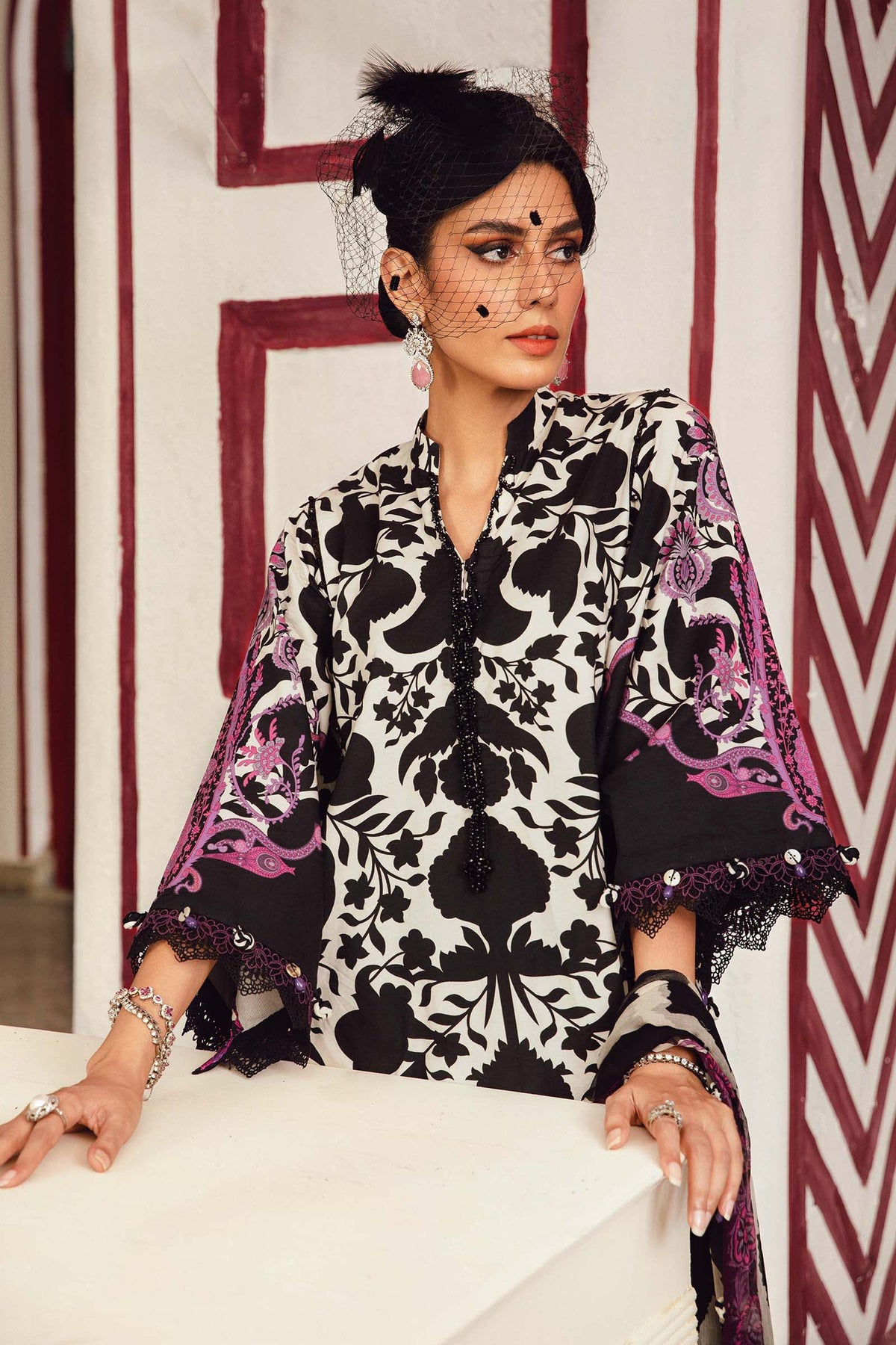 Maria B | M Prints Winter 25 | MPT-2704-B