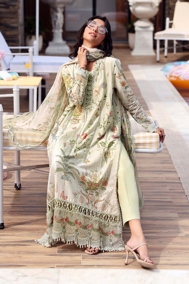 Maria B | M Prints 26 | MPT-3004-B by Maria B - Designer Dress  - Type : Ladies Clothes - Available at Libayah - 100% Original 