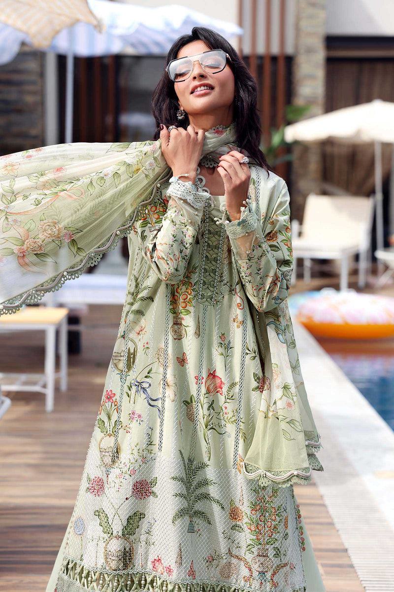 Maria B | M Prints 26 | MPT-3004-B by Maria B - Designer Dress  - Type : Ladies Clothes - Available at Libayah - 100% Original 