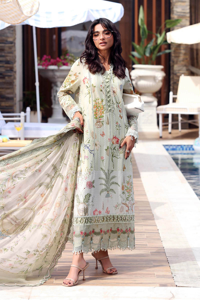 Maria B | M Prints 26 | MPT-3004-B by Maria B - Designer Dress  - Type : Ladies Clothes - Available at Libayah - 100% Original 
