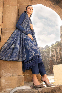 Maria B | M Prints Winter 24 | MPT-2404-B by Maria B - Designer Dress  - Type : Ladies Clothes - Available at Libayah - 100% Original 