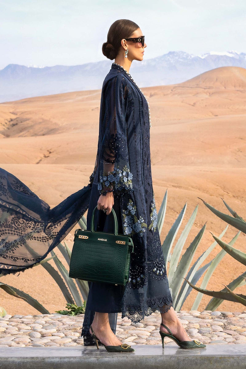 Maria B | Luxury Lawn 25 | D-2504-B by Maria B - Designer Dress - Type: Ladies Clothes - Available at Libayah - 100% Original