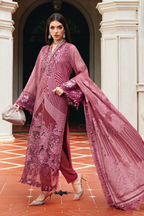 Maria B | Winter Luxe 25 | WL-1304 by Maria B - Designer Dress - Type : Ladies Clothes - Available at Libayah - 100% Original 