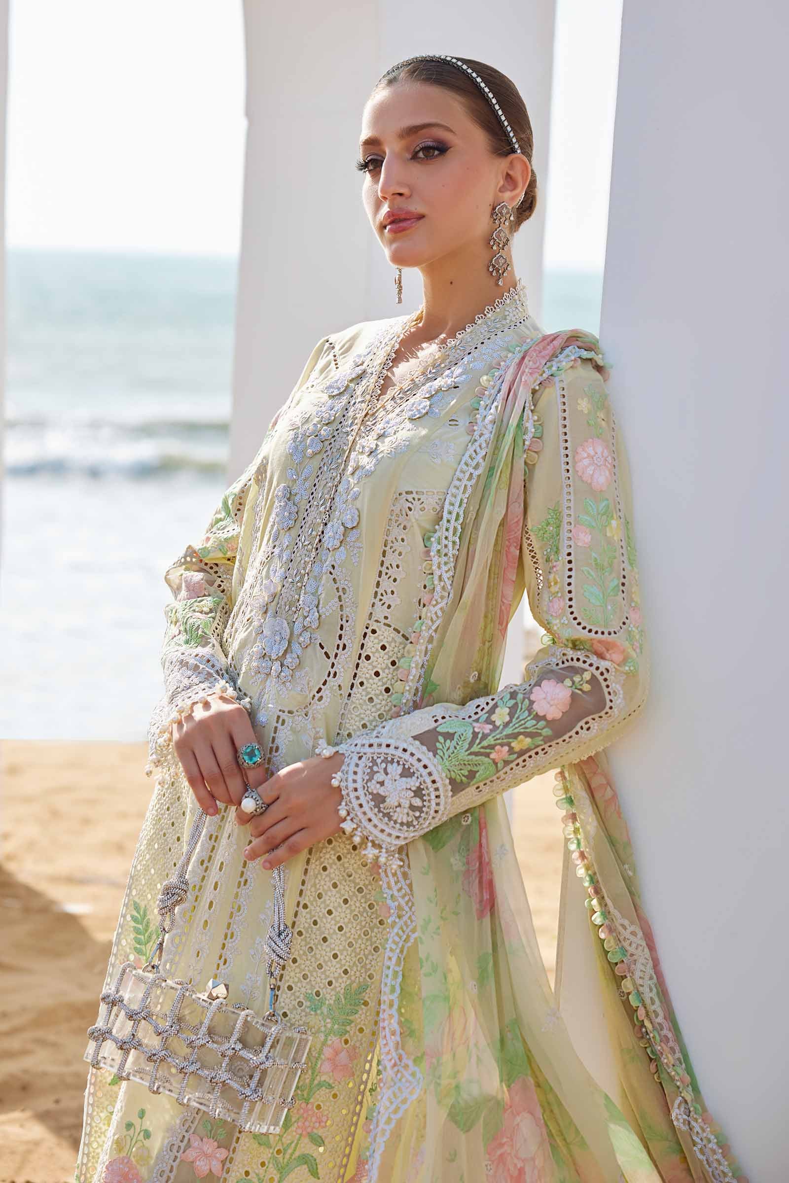 Maria B | Eid Collection 25 | 25-04 by Maria B - Designer Dress - Type: Ladies Clothes - Available at Libayah - 100% Original