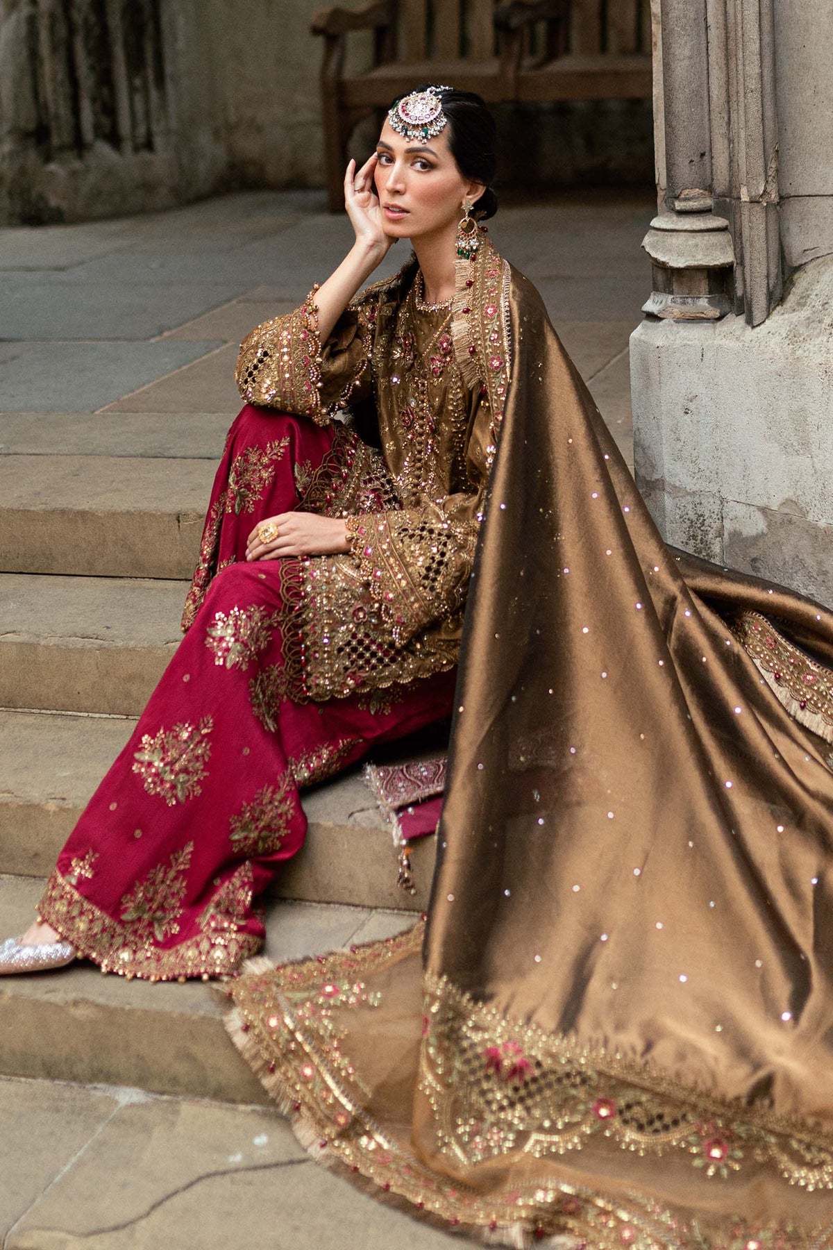 Maria B | Soiree Formals 25 | WF-09-04 by Maria B - Designer Dress - Type : Ladies Clothes - Available at Libayah - 100% Original 