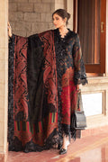Maria B | Winter Luxe 24 | Velvet DL-1204 by Maria B - Designer Dress  - Type : Ladies Clothes - Available at Libayah - 100% Original 