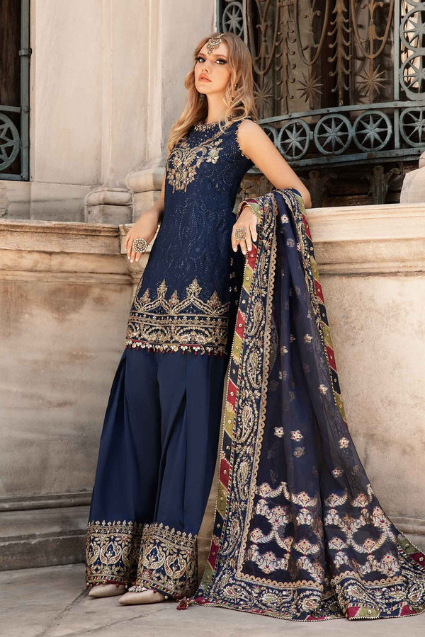 Maria B | Sateen Formals 24 | CST-804 by Maria B - Designer Dress - Type: Formal - Available at Libayah - 100% Original