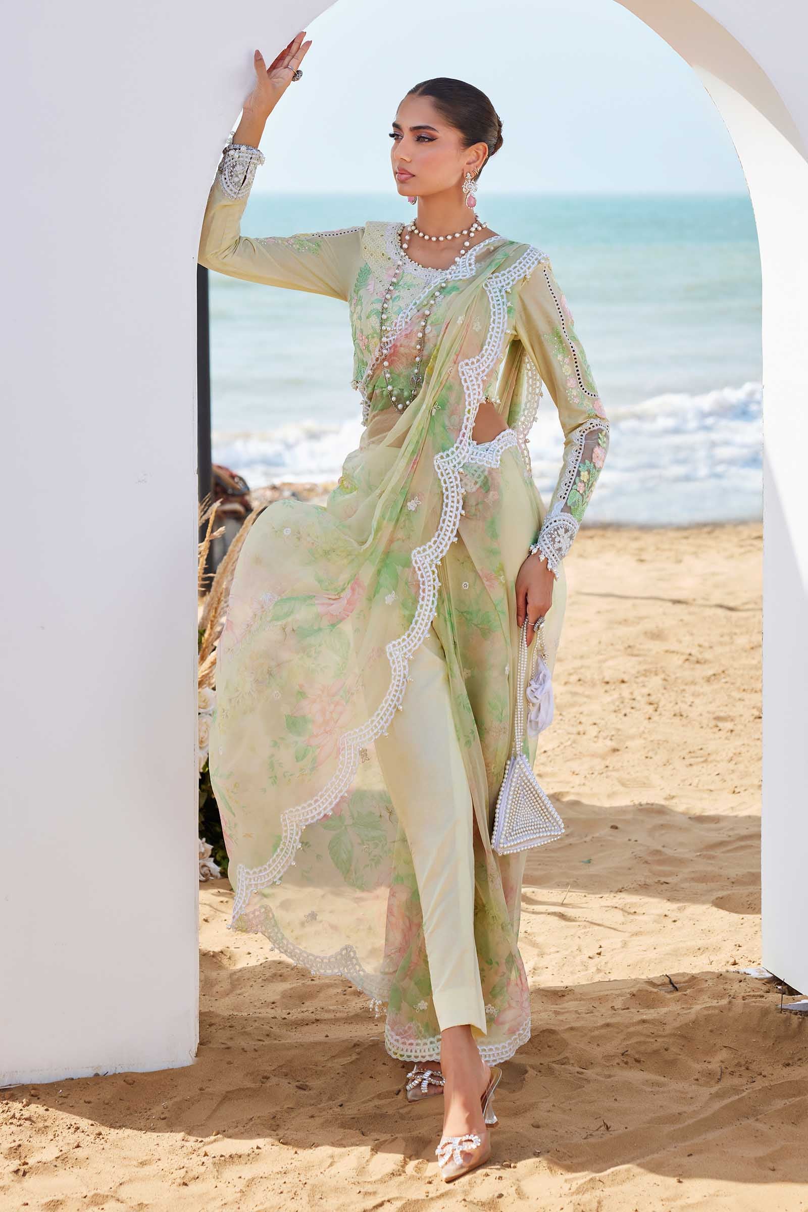 Maria B | Eid Collection 25 | 25-04 by Maria B - Designer Dress - Type: Ladies Clothes - Available at Libayah - 100% Original