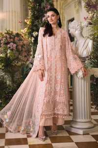 Maria b | Chiffon Formals 26 | MPC-26-104-Peach Pink by Maria B - Designer Dress  - Type : Ladies Clothes - Available at Libayah - 100% Original 