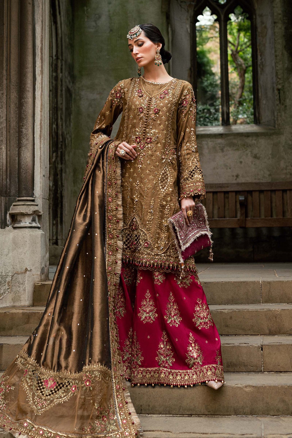 Maria B | Soiree Formals 25 | WF-09-04 by Maria B - Designer Dress - Type : Ladies Clothes - Available at Libayah - 100% Original 