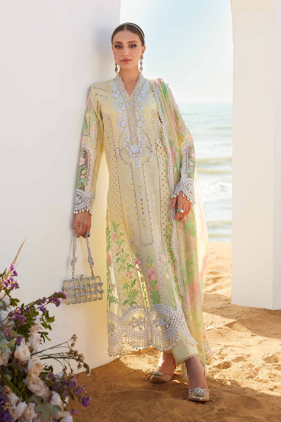 Maria B | Eid Collection 25 | 25-04 by Maria B - Designer Dress - Type: Ladies Clothes - Available at Libayah - 100% Original