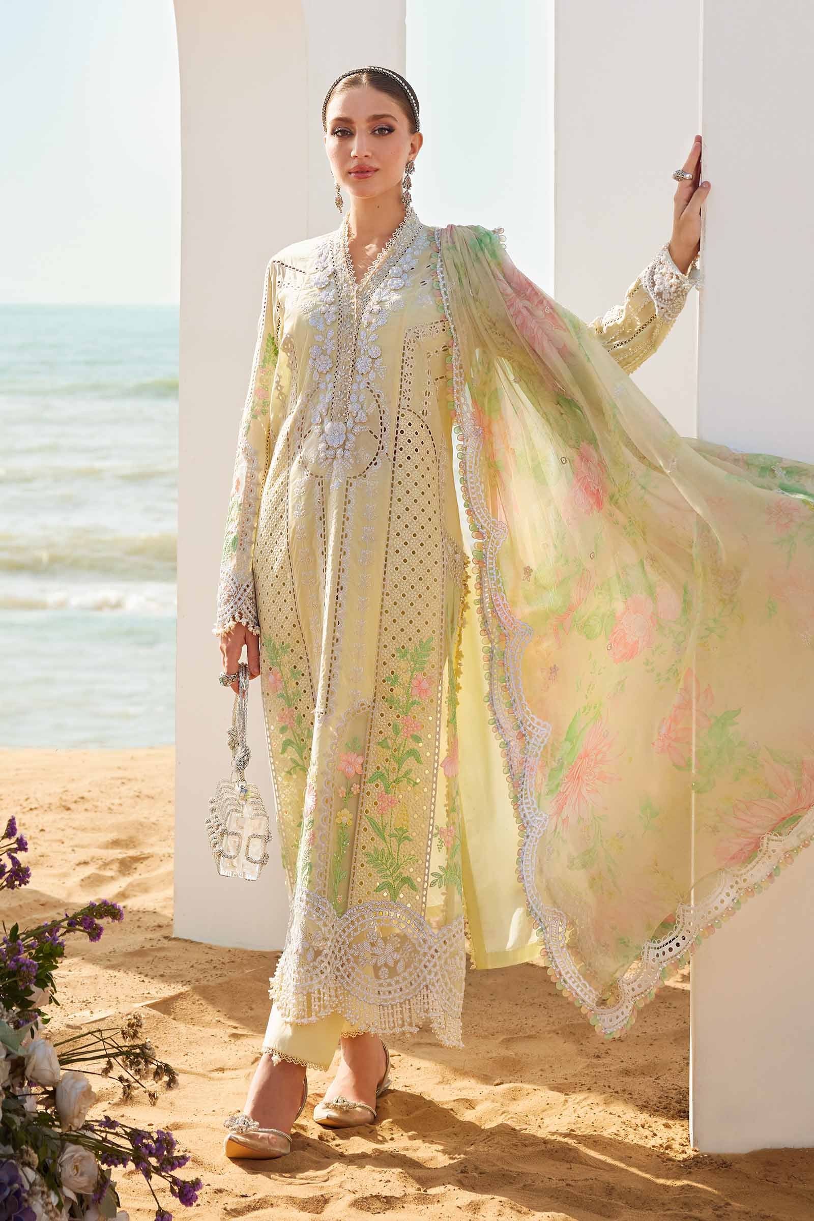 Maria B | Eid Collection 25 | 25-04 by Maria B - Designer Dress - Type: Ladies Clothes - Available at Libayah - 100% Original