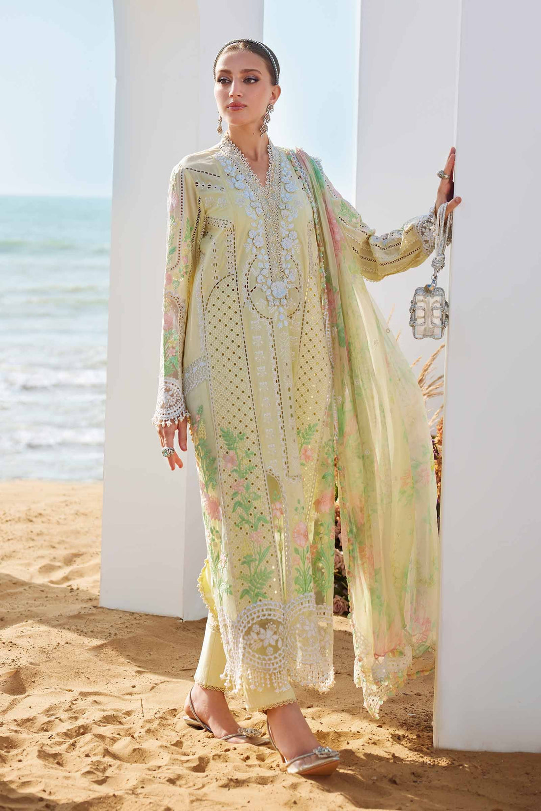 Maria B | Eid Collection 25 | 25-04 by Maria B - Designer Dress - Type: Ladies Clothes - Available at Libayah - 100% Original