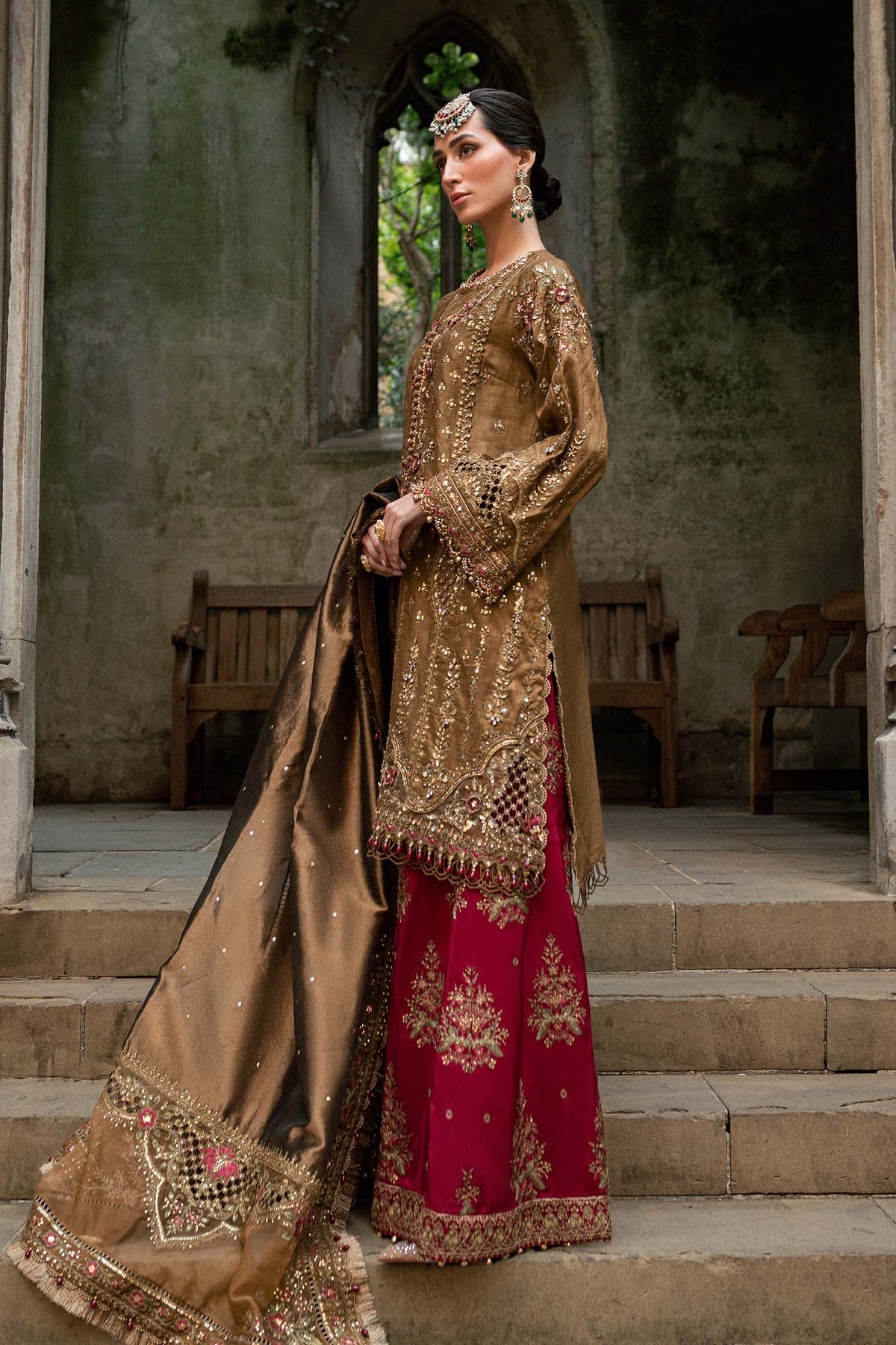 Maria B | Soiree Formals 25 | WF-09-04 by Maria B - Designer Dress - Type : Ladies Clothes - Available at Libayah - 100% Original 