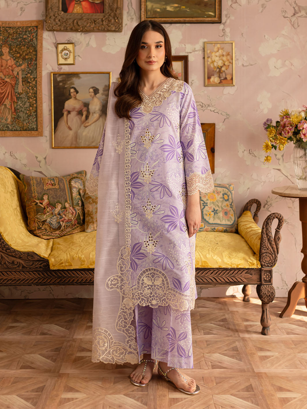 Mahnur | Leila Printkari Edit 25 | LP - 04 by Mahnur - Designer Dress - Type: Ladies Clothes - Available at Libayah - 100% Original