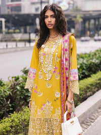 Mahnur | Broadway Luxury Lawn 25 | Buttercup by Mahnur - Designer Dress - Type: Ladies Clothes - Available at Libayah - 100% Original