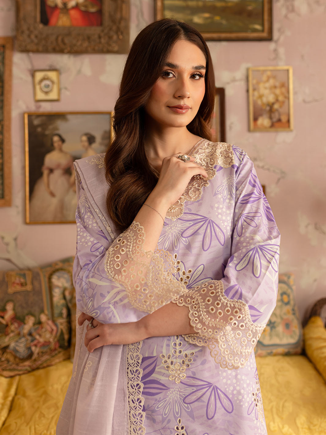 Mahnur | Leila Printkari Edit 25 | LP - 04 by Mahnur - Designer Dress - Type: Ladies Clothes - Available at Libayah - 100% Original