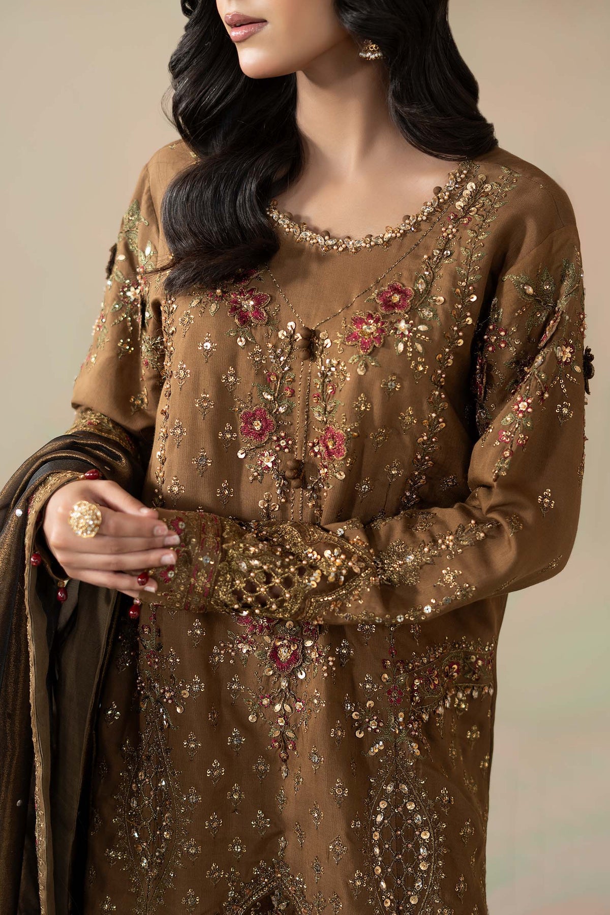 Maria B | Soiree Formals | WFS-09-04 by Maria B - Designer Dress - Type : Ladies Clothes - Available at Libayah - 100% Original 
