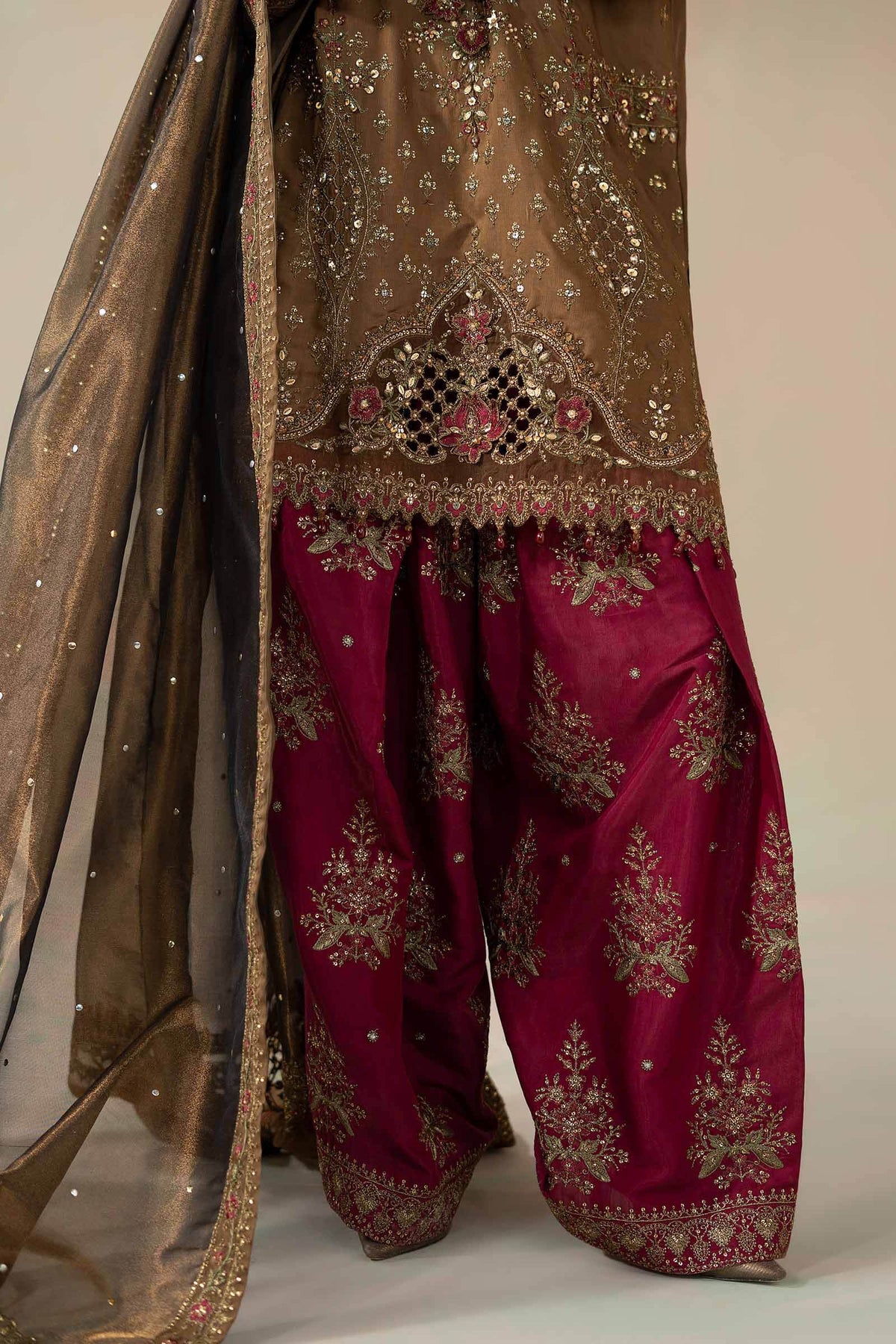 Maria B | Soiree Formals | WFS-09-04 by Maria B - Designer Dress - Type : Ladies Clothes - Available at Libayah - 100% Original 