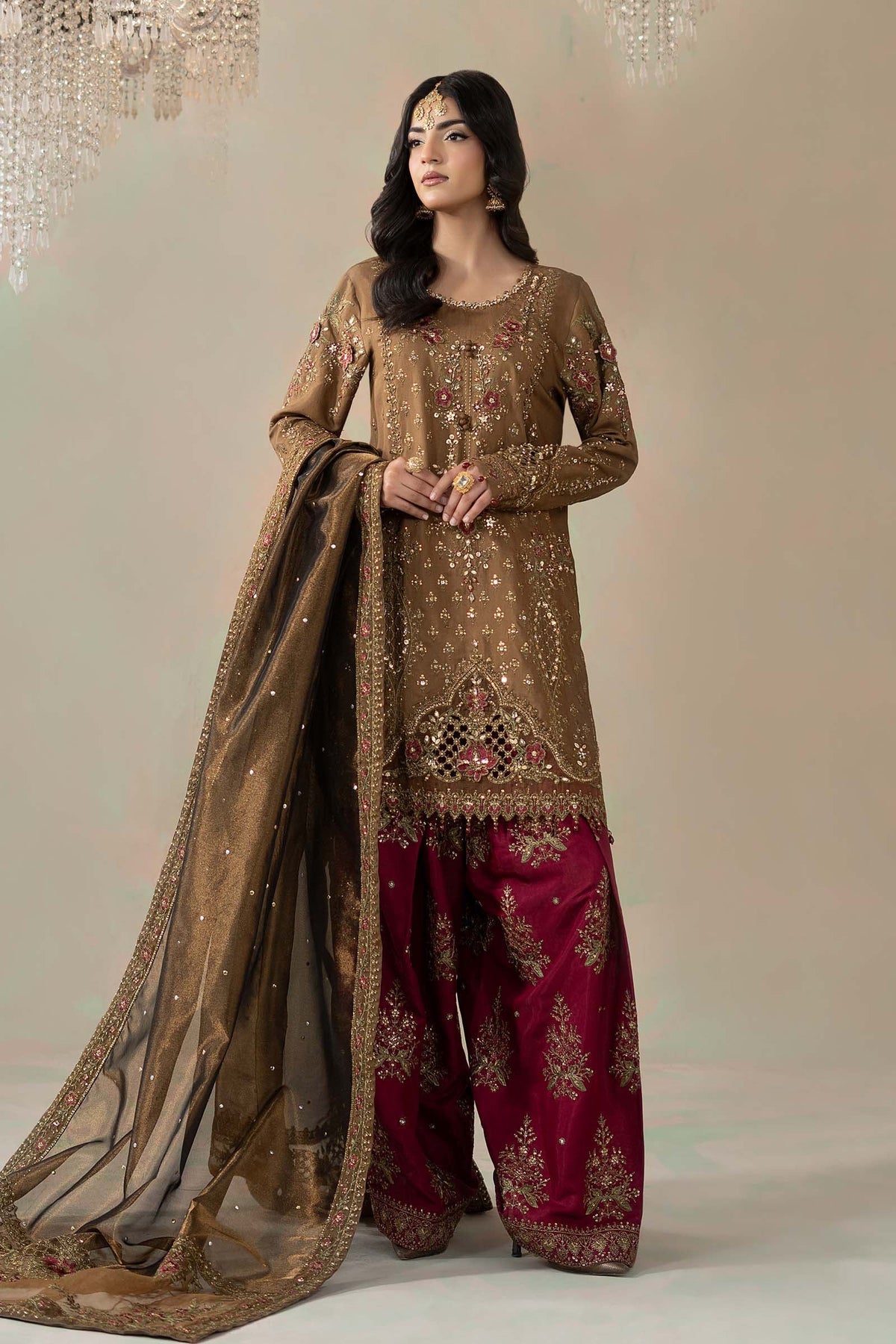 Maria B | Soiree Formals | WFS-09-04 by Maria B - Designer Dress - Type : Ladies Clothes - Available at Libayah - 100% Original 