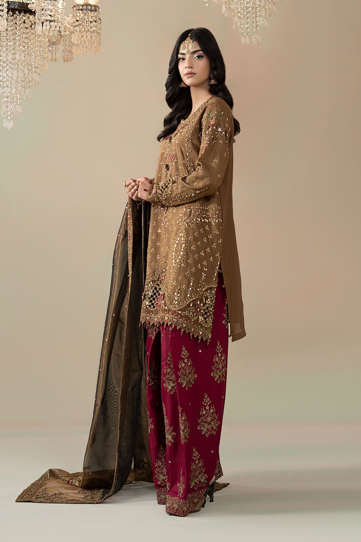 Maria B | Soiree Formals | WFS-09-04 by Maria B - Designer Dress - Type : Ladies Clothes - Available at Libayah - 100% Original 