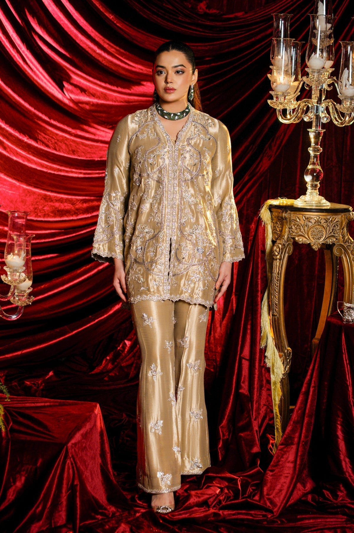 Sable Vogue | Laal Bagh Bridal Collection | SLB-1553 by Sable Vogue - Designer Dress  - Type : Ladies Clothes - Available at Libayah - 100% Original 