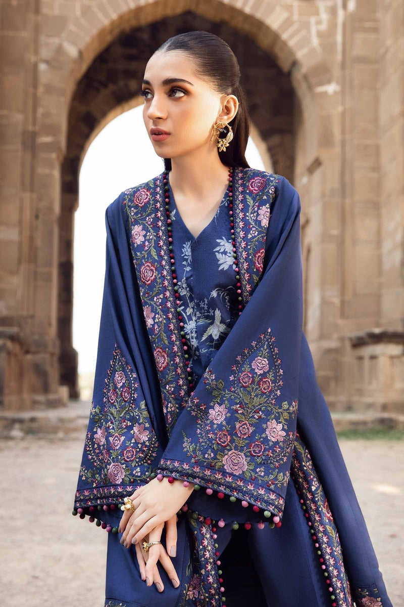 Maria B | M Prints Winter 24 | MPT-2405-A by Maria B - Designer Dress  - Type : Ladies Clothes - Available at Libayah - 100% Original 