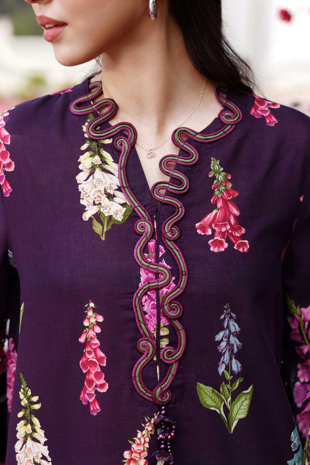 Maria B | M Prints 26 | MPT-3005-A by Maria B - Designer Dress  - Type : Ladies Clothes - Available at Libayah - 100% Original 