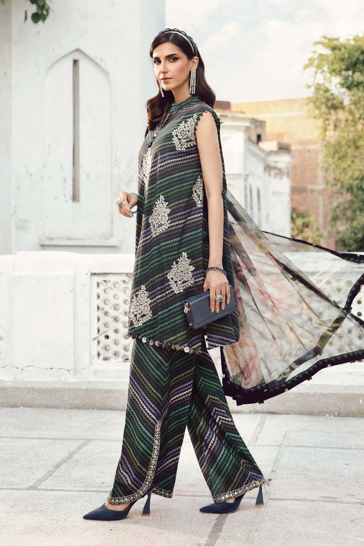 Maria B | M Prints Winter 25 |  MPT-2705-A