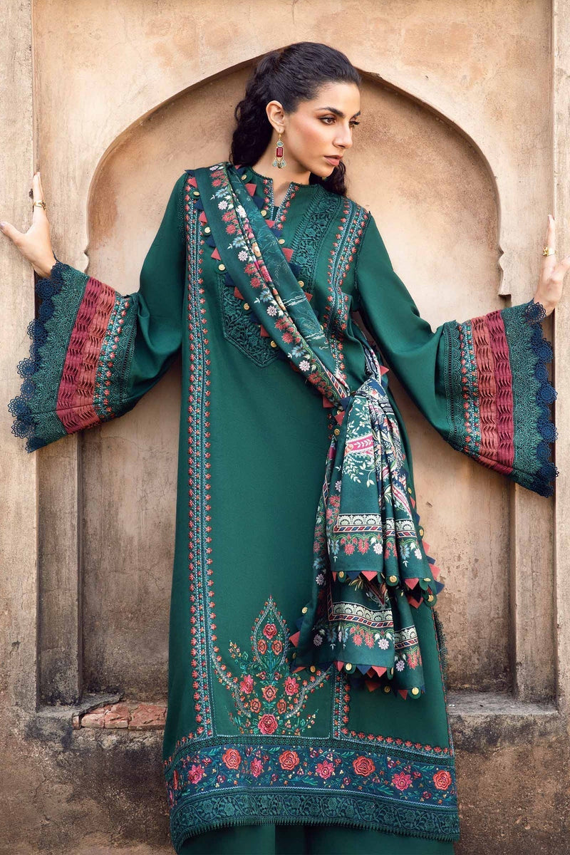 Maria B | M Prints Winter 24 | MPT-2405-B by Maria B - Designer Dress  - Type : Ladies Clothes - Available at Libayah - 100% Original 