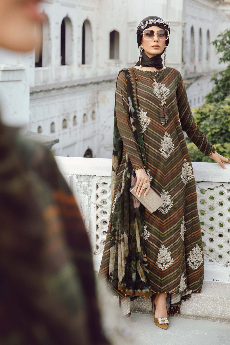 MPT-2705-B – authentic Pakistani dress from the Maria B M Prints Winter 25 collection for women in the UK