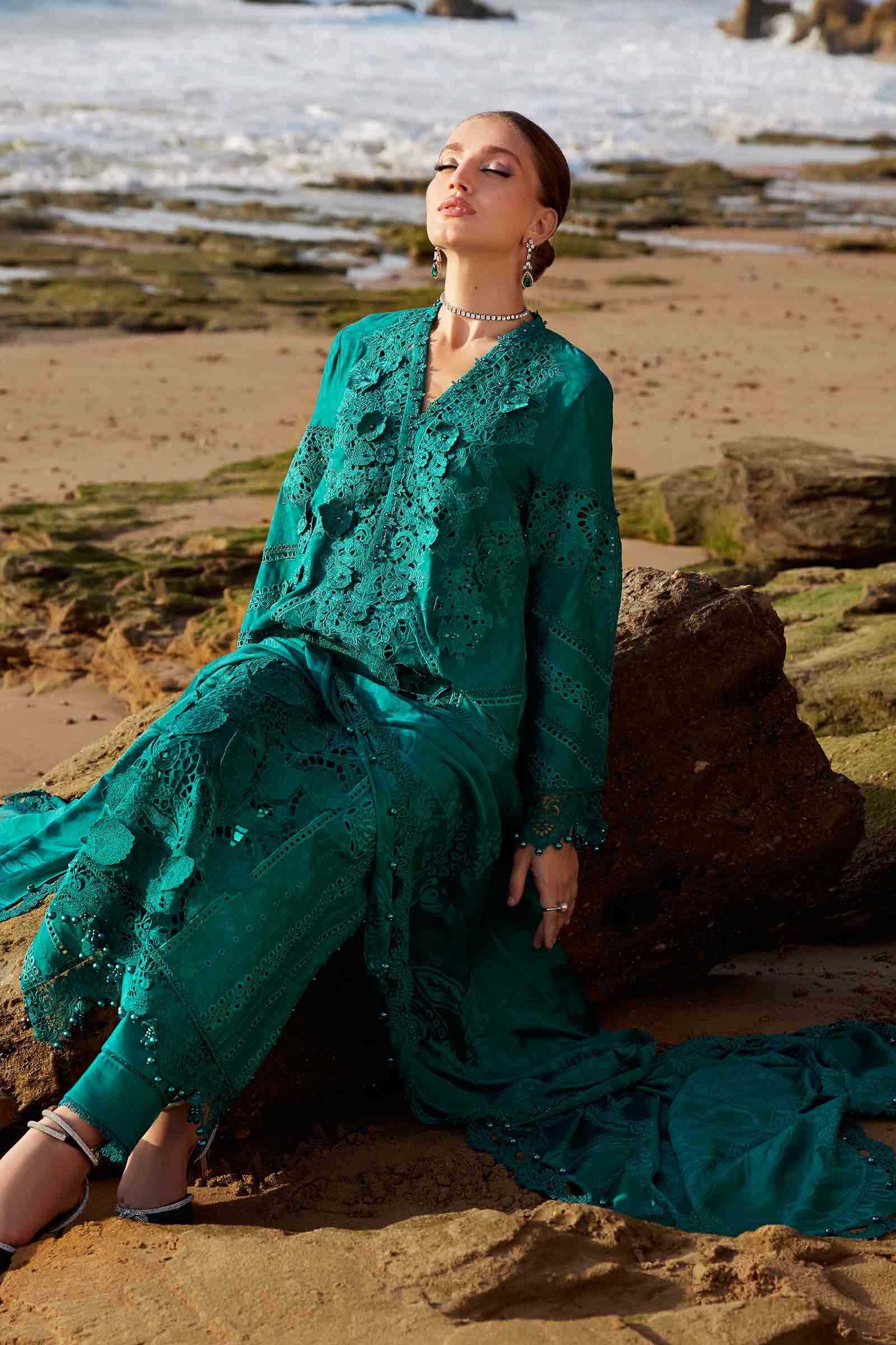 Maria B | Eid Collection 25 | 25-05 by Maria B - Designer Dress - Type: Ladies Clothes - Available at Libayah - 100% Original