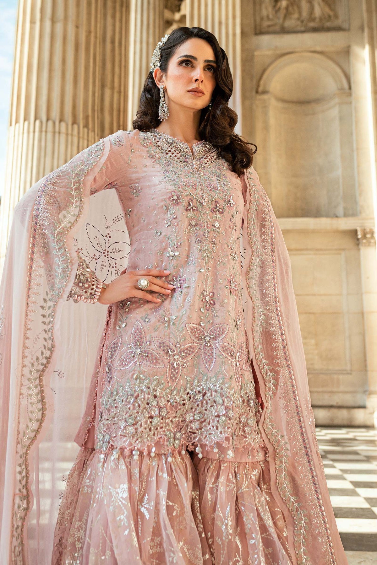 Maria B | Soiree Formals 25 | WF-09-05 by Maria B - Designer Dress - Type : Ladies Clothes - Available at Libayah - 100% Original 