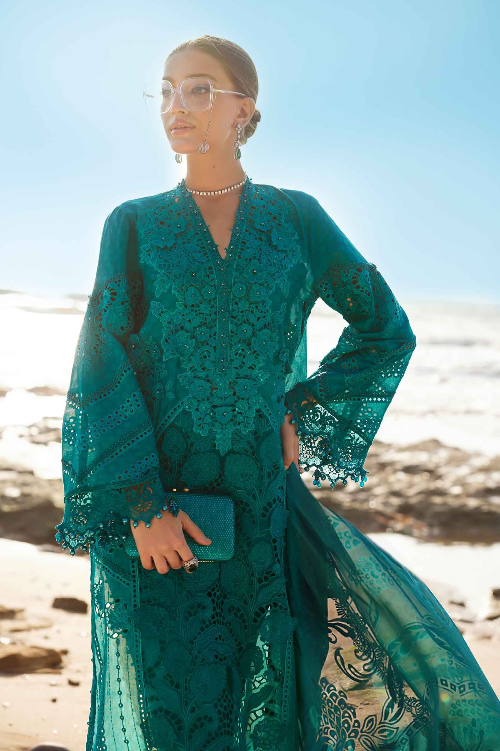 Maria B | Eid Collection 25 | 25-05 by Maria B - Designer Dress - Type: Ladies Clothes - Available at Libayah - 100% Original