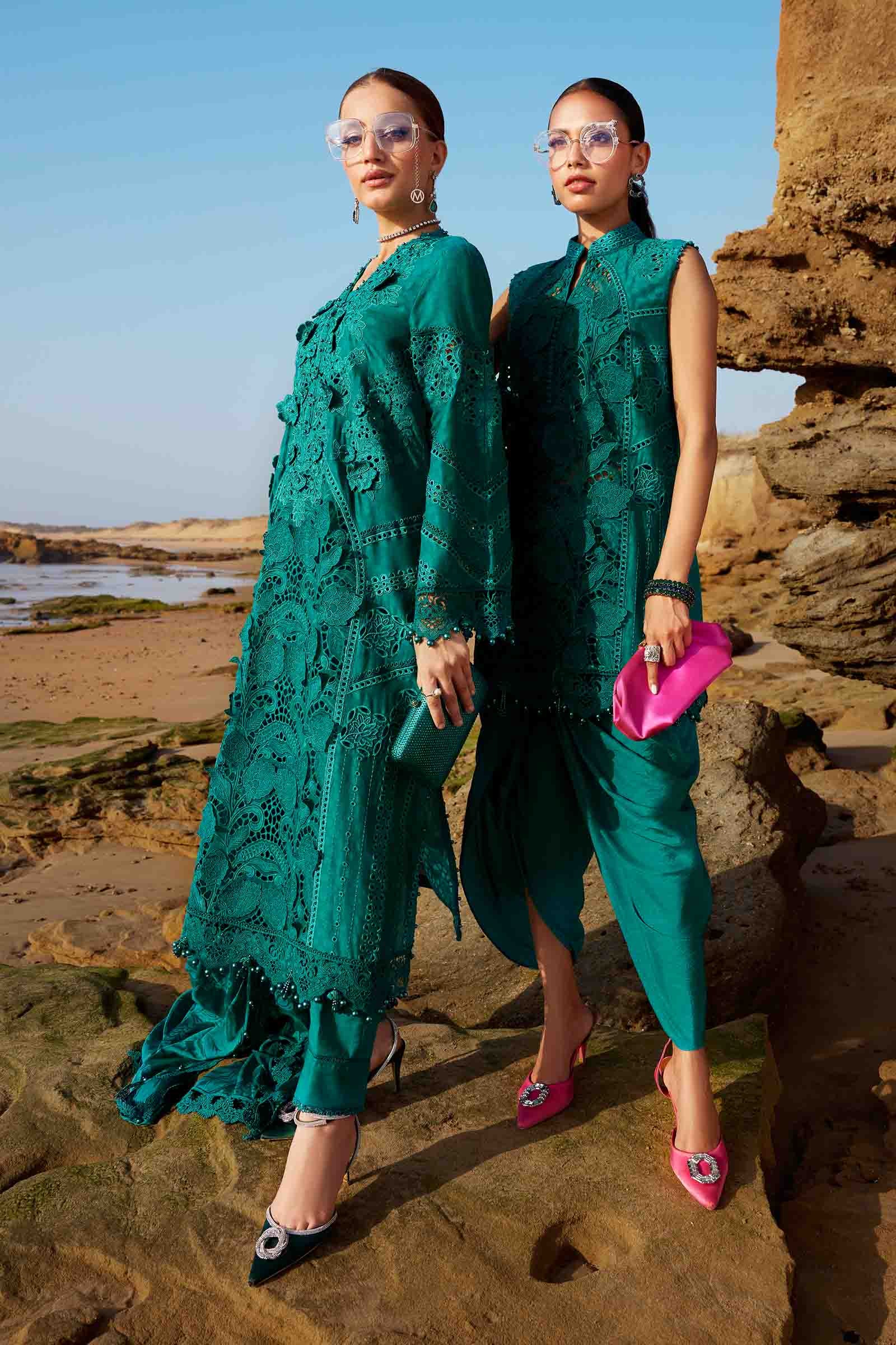 Maria B | Eid Collection 25 | 25-05 by Maria B - Designer Dress - Type: Ladies Clothes - Available at Libayah - 100% Original
