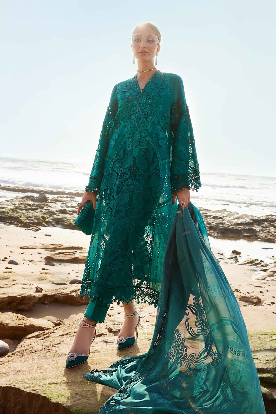 Maria B | Eid Collection 25 | 25-05 by Maria B - Designer Dress - Type: Ladies Clothes - Available at Libayah - 100% Original