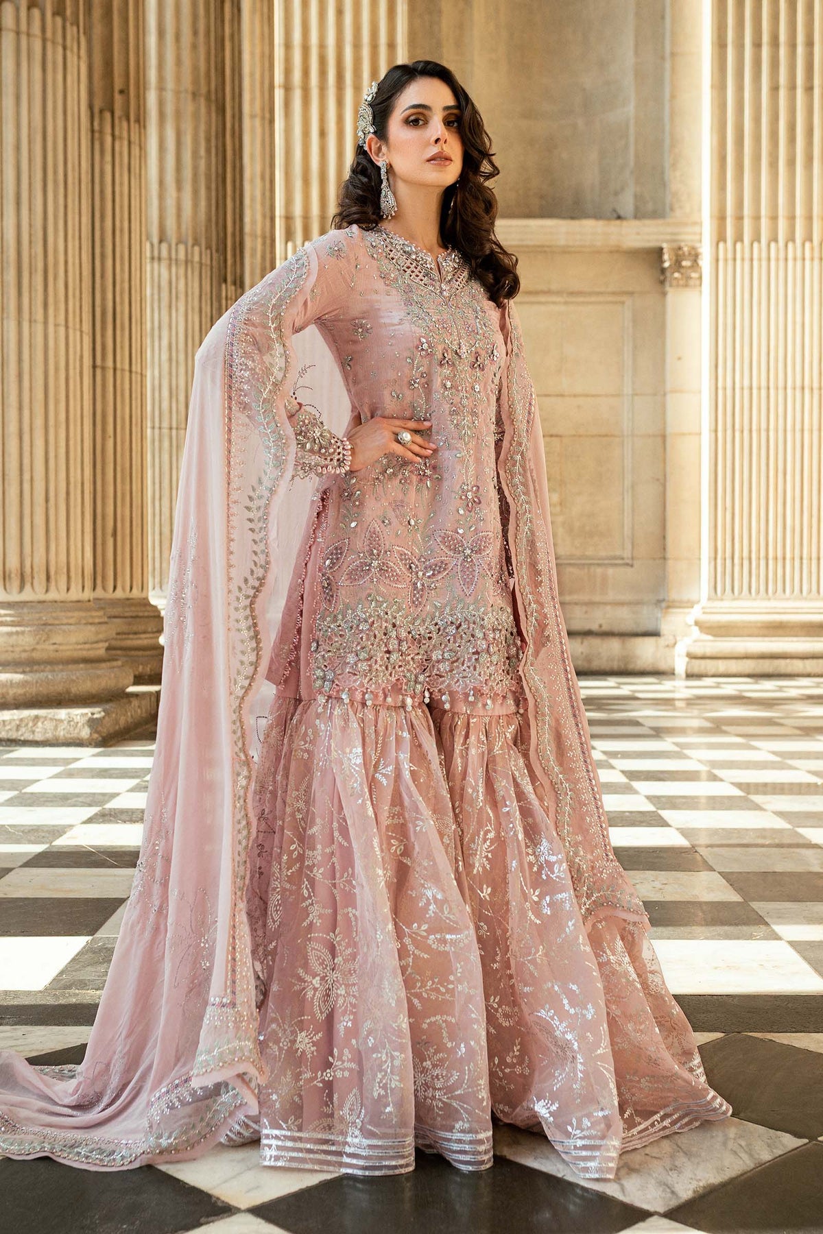 Maria B | Soiree Formals 25 | WF-09-05 by Maria B - Designer Dress - Type : Ladies Clothes - Available at Libayah - 100% Original 
