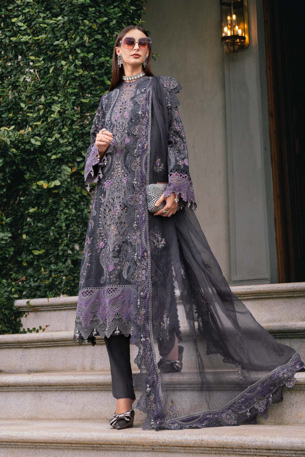 Maria B | Winter Luxe 25 | WL-1305 by Maria B - Designer Dress - Type : Ladies Clothes - Available at Libayah - 100% Original 